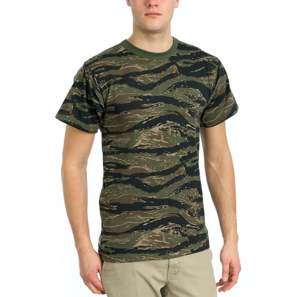 Us Woodland camuflaje Army short sleeve camiseta Camisa tshirt xxxlarge
